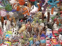 African art and crafts market, Cape Town, South Africa