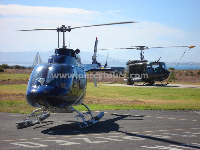 Helicopter flights, Cape Town