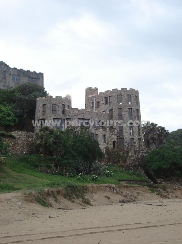 Noetzie castles on the beach, Garden Route, South Africa