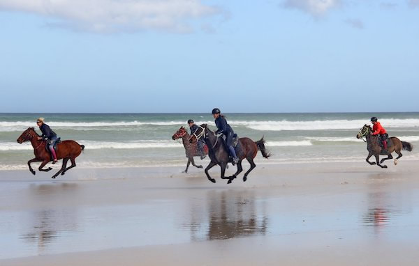 Horse Riding on the beach, near Hermanus, Gansbaai