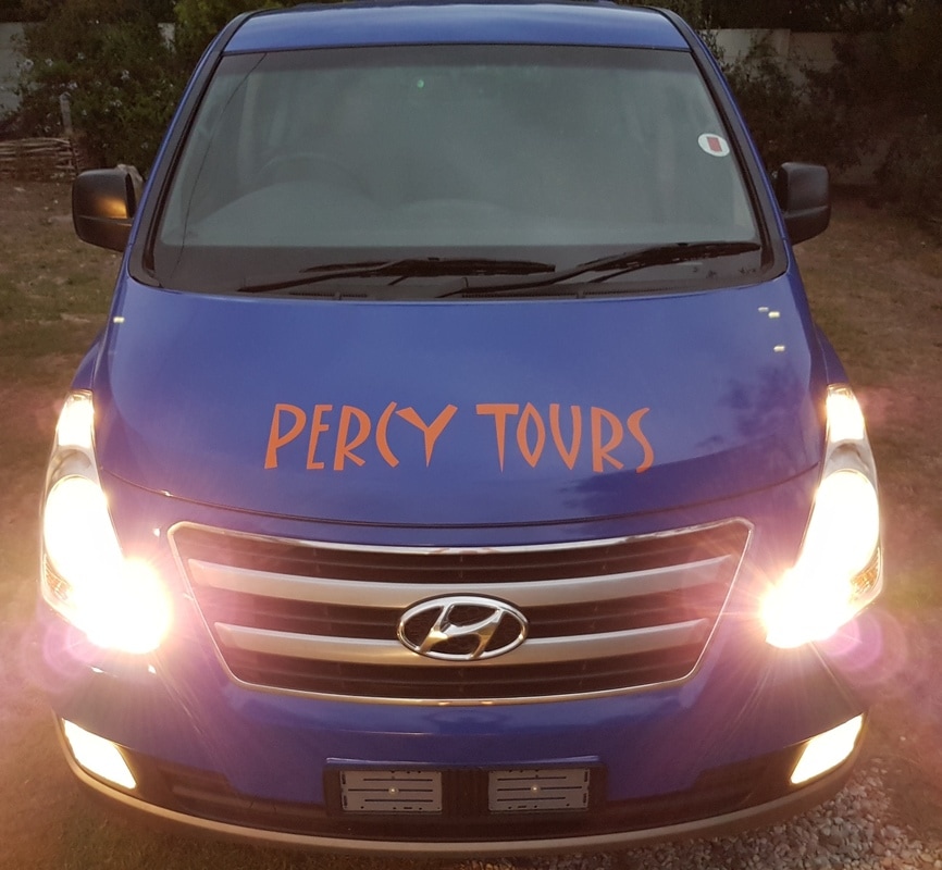 Luxury NEW minibus at Percy Tours Hermanus