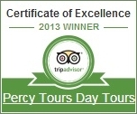 2013 TripAdvisor Award Winners for Percy Tours Hermanus