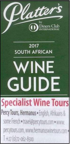 wine tours of Hermanus with www.percytours.com