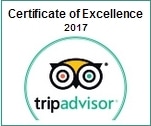 2017 TripAdvisor Award of Excellence for Percy Tours Hermanus