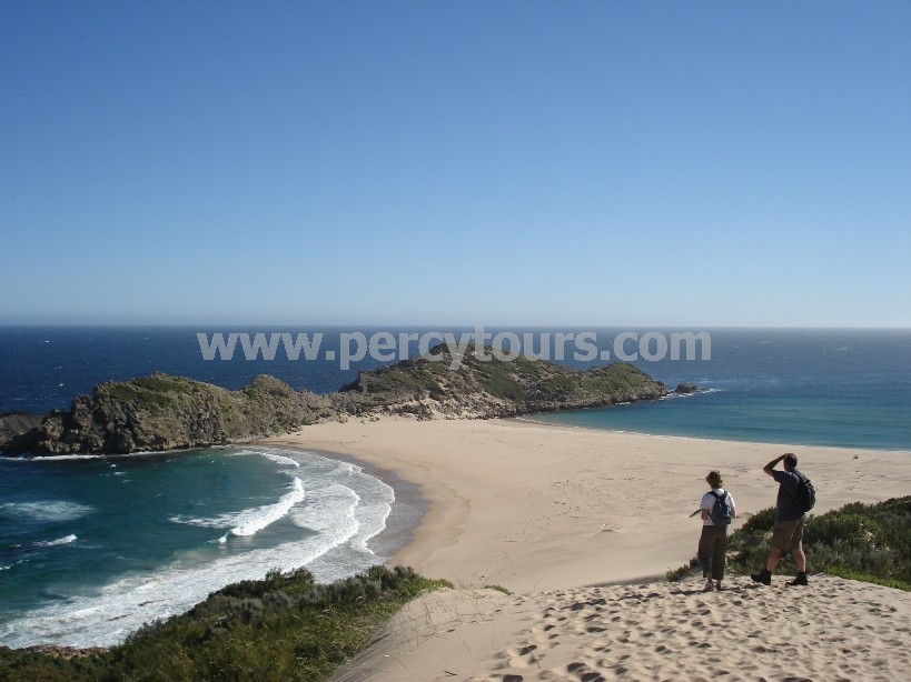 Deserted huge sandy beaches, Western Cape