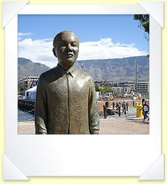 Nelson Mandela statue, Cape Town, South Africa