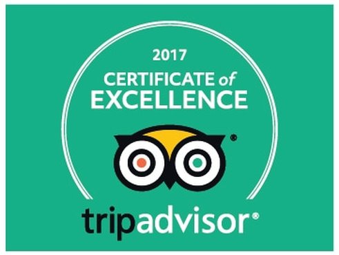 2017 TripAdvisor Award for Percy Tours Hermanus Certificate Of Excellence