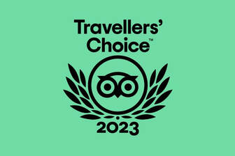 2023 Travellers' Choice award on TripAdvisor for Percy Tours Hermanus
