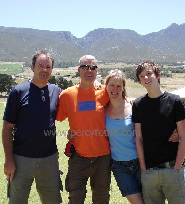 Happy Tourists with Percy Tours, Cape Town, Hermanus, South Africa
