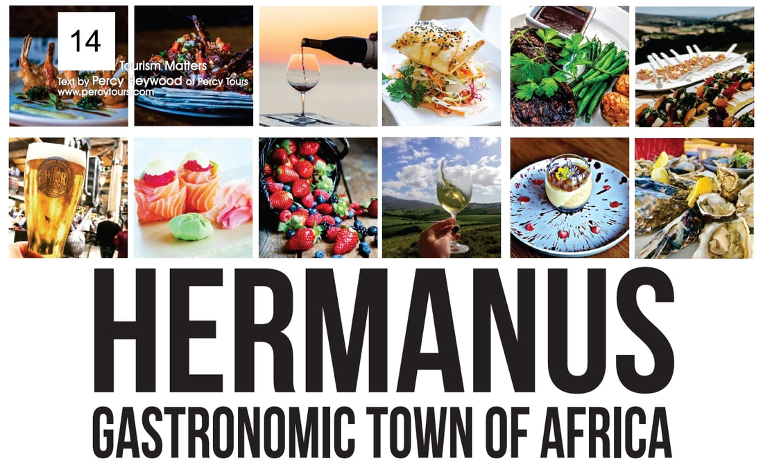 Hermanus the Wine and Food Gastronomic town of Africa, near Cape Town, South Africa