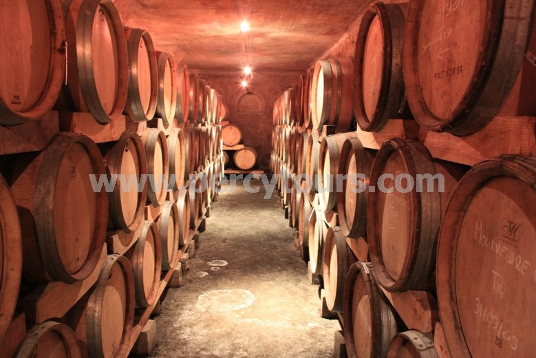 Oak wine barrel cellars, wine tours, winery, Hermanus, near Cape Town, South Africa