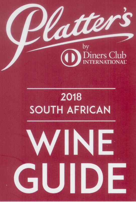 Percy Tours Hermanus in 2018 John Platter wine book of South Africa