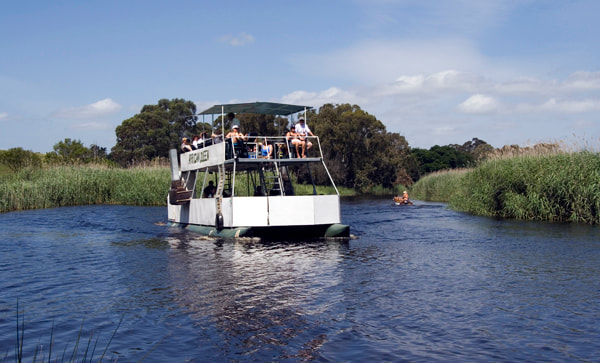 River Boat cruises at Stanford, near Hermanus, Cape Town, South Africa